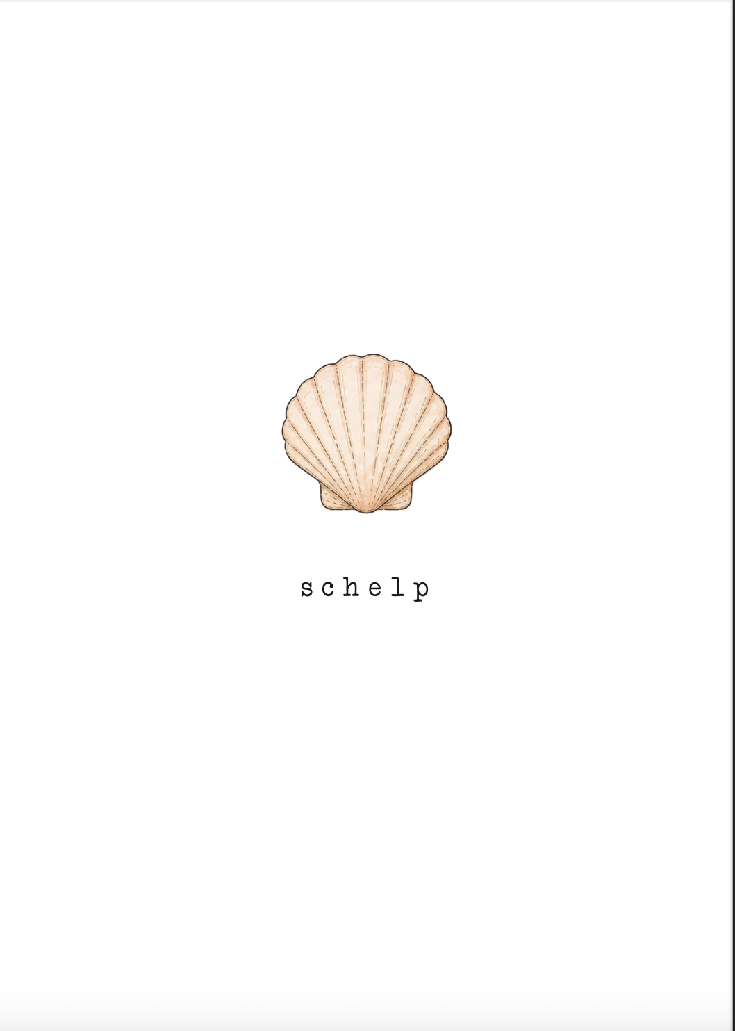 Kaart Schelp