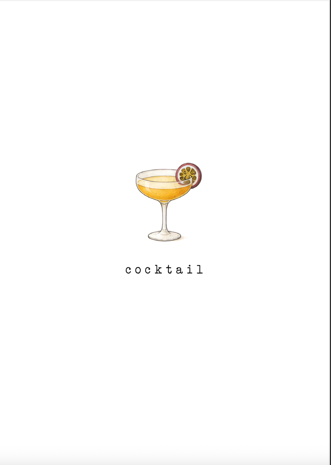 Kaart Cocktail