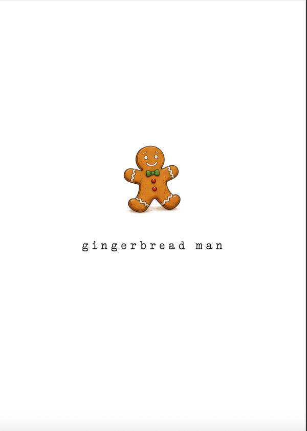 Kaart Gingerbread Man