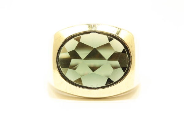 8 Karaat Ring (Rookkwarts Nmr-01) ø10.5