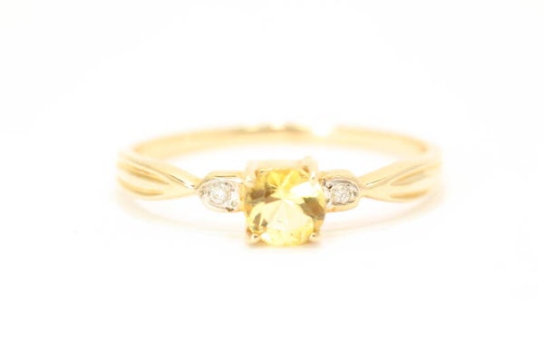 9 Karaat Ring (Goud Beryl Nmr-02) ø9.0