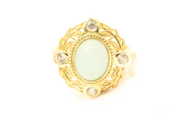 9 Karaat Ring (Aquamarijn-01)