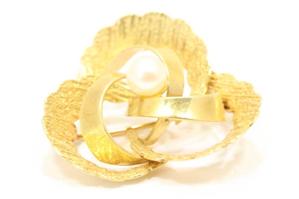 Gouden Broche (Parel-Nmr-03)