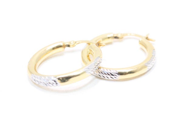 Gouden Oorbellen (Creolen Nmr-01)