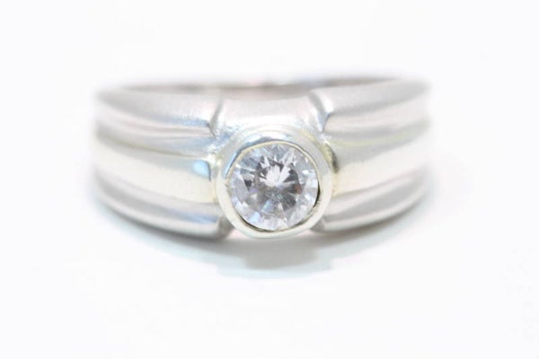 Zilveren Ring (Bling Nmr-03) ø7.0