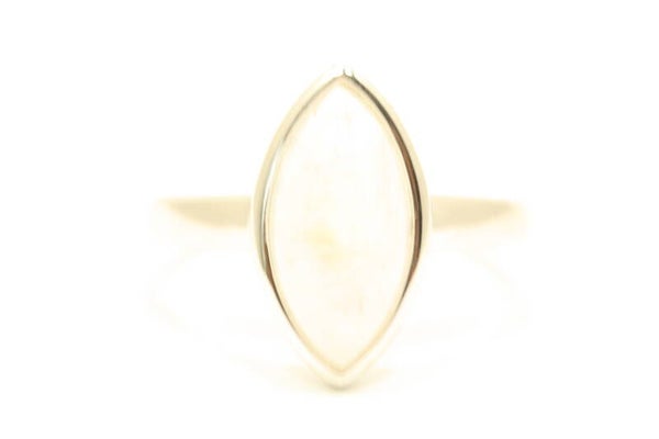 Zilveren Ring (Maansteen Nmr-06) ø10.0