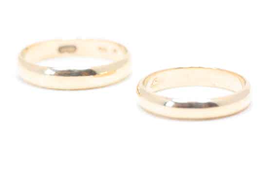 Gouden Ring (Trouwring 2 stuks)
