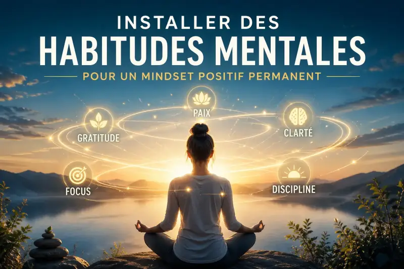 Installation d’habitudes mentales positives pour développer un mindset équilibré et durable