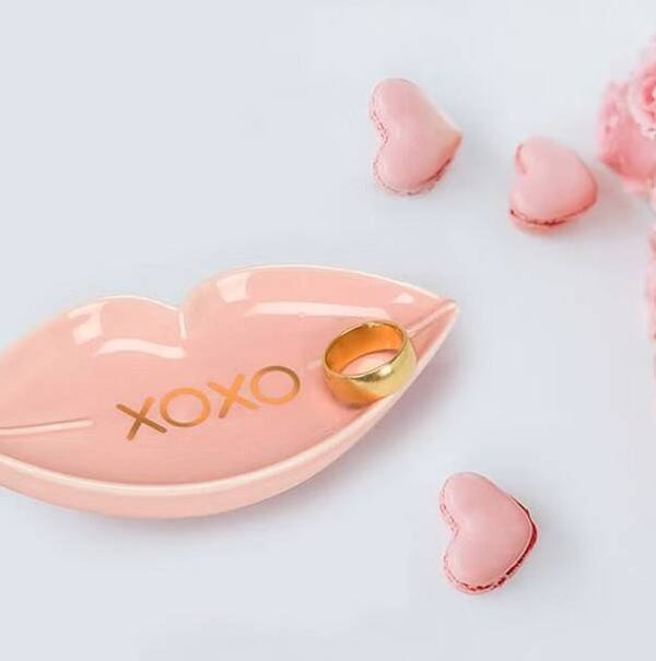 Plateau baiser rose