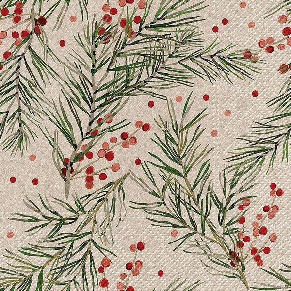 Serviettes en papier Holly
