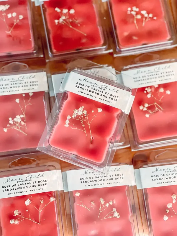 Cire diffuseur Bois Santal + Rose