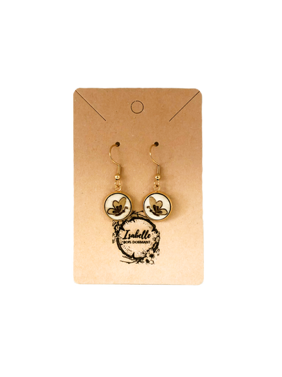 Boucle d'oreille Papillon
