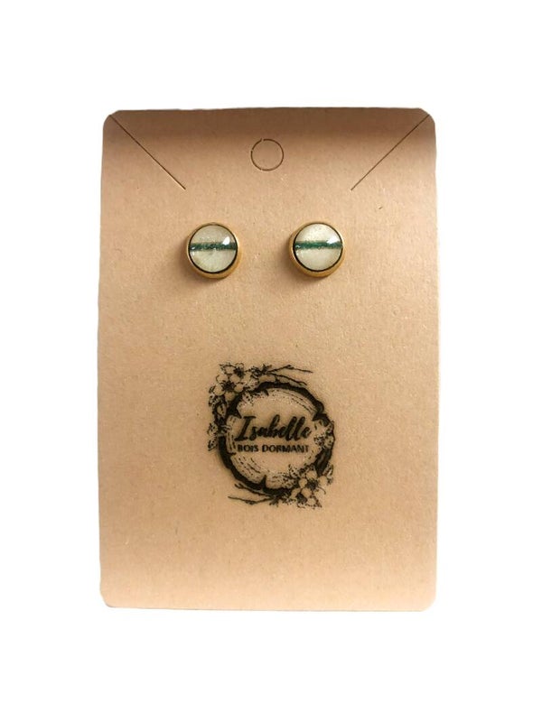 Pine d'oreille Cabochon Ligne Verte