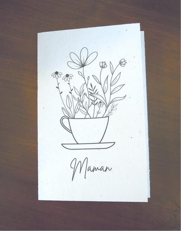 Carte de souhaits Maman