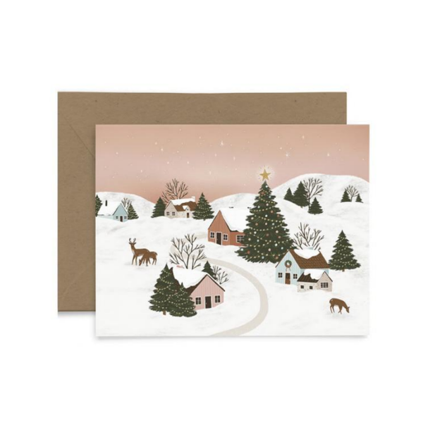 Coffret 6 Cartes de Souhait Village des Fêtes