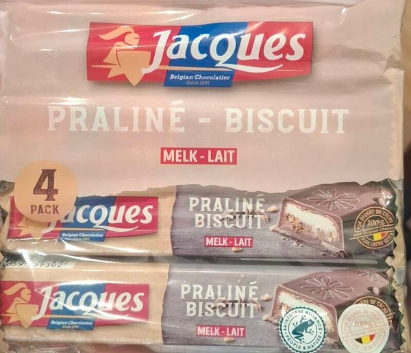 Chocolat Jacques paquet 4 pieces