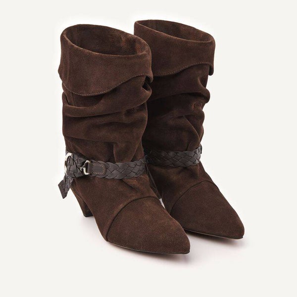 NUBIKK sally lynn brown suede