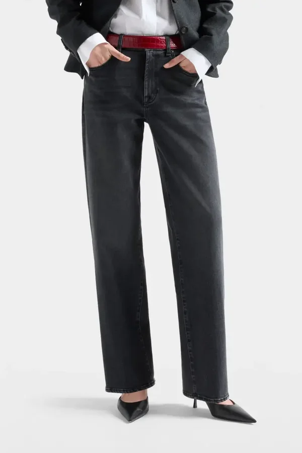 7 FOR ALL MANKIND stovepipe black