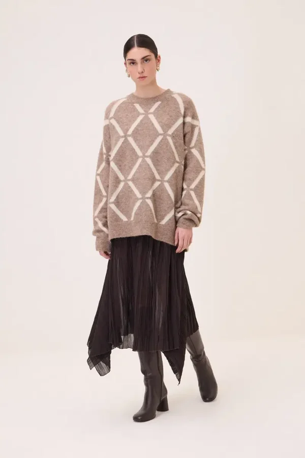 OTTOD'AME geometric knit