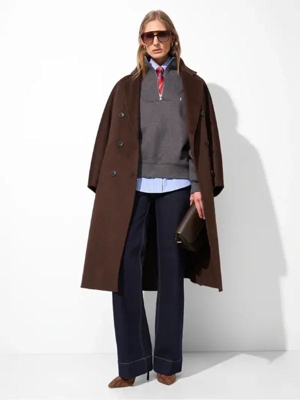 JANICE detroit yak coat brown