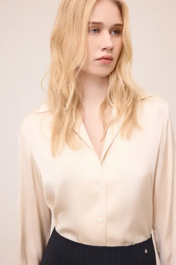 OOTD'AME viscose blouse latte