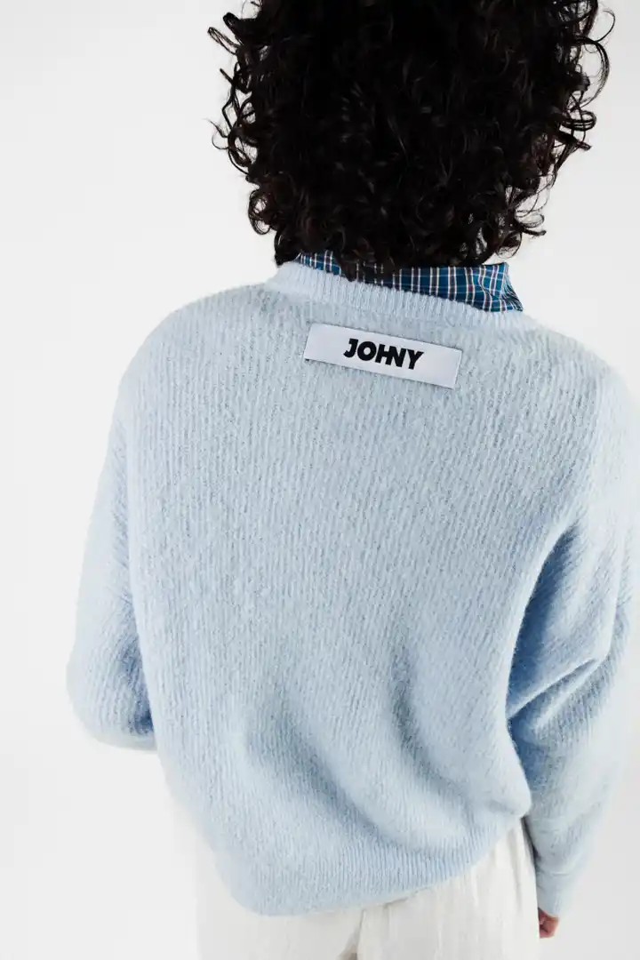 JOHNY bess alpaca knit blue