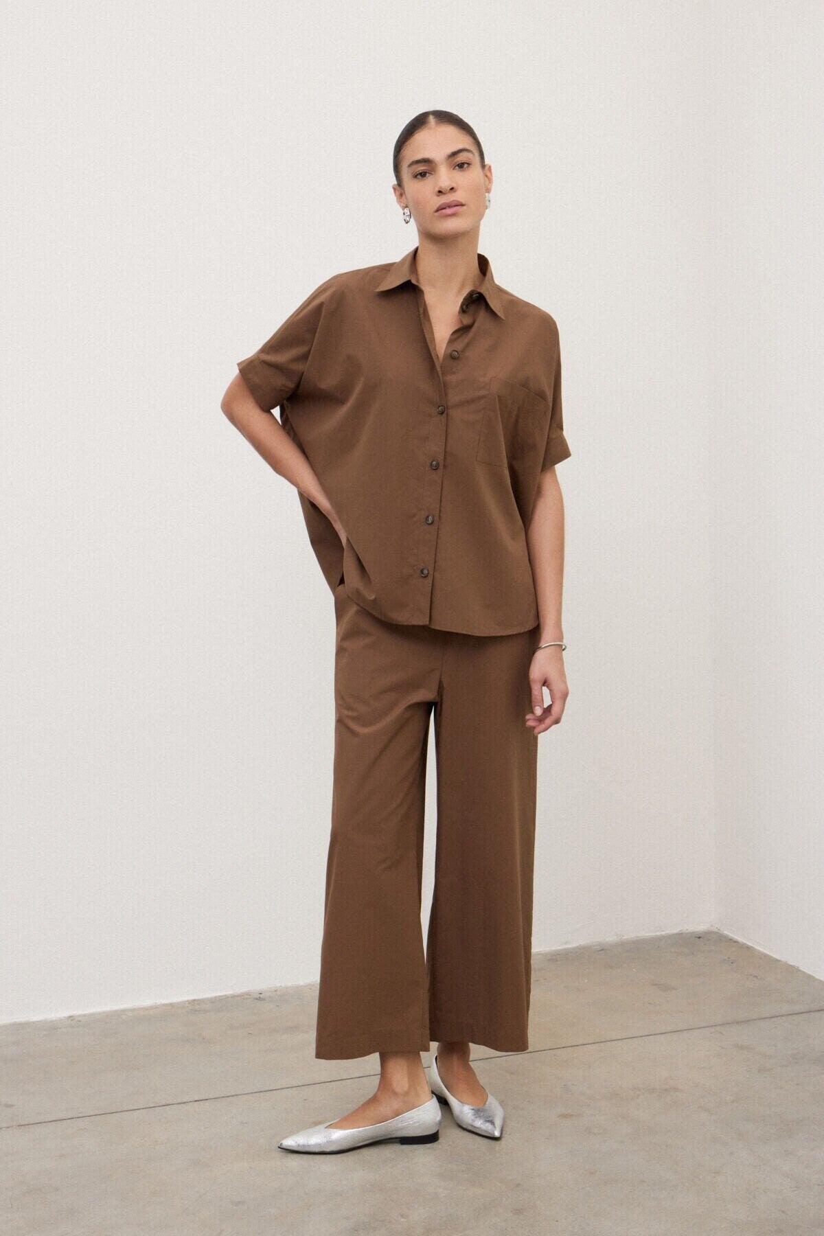 OTTOD'AME blouse cioccolata