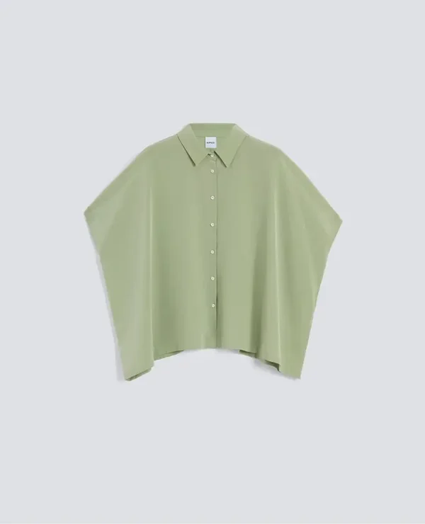 ASPESI silk blouse verde