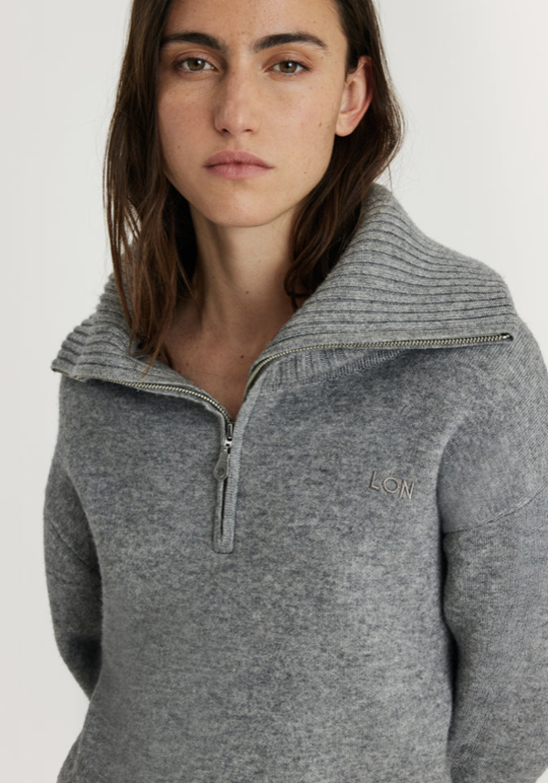 MARGUX LONNBERG aiden grey knit