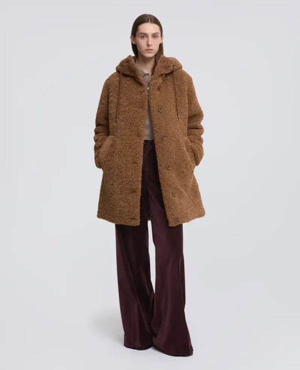 ASPESI plush parka camel