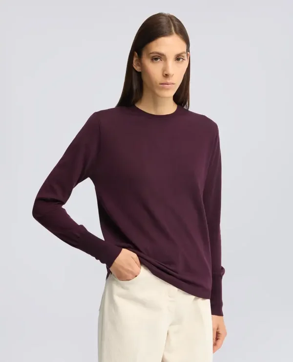 ASPESI merino wool crewneck barbera
