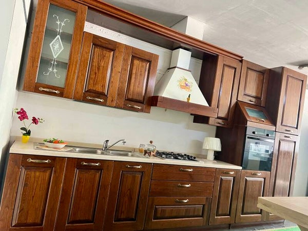 Cucina in arte povera