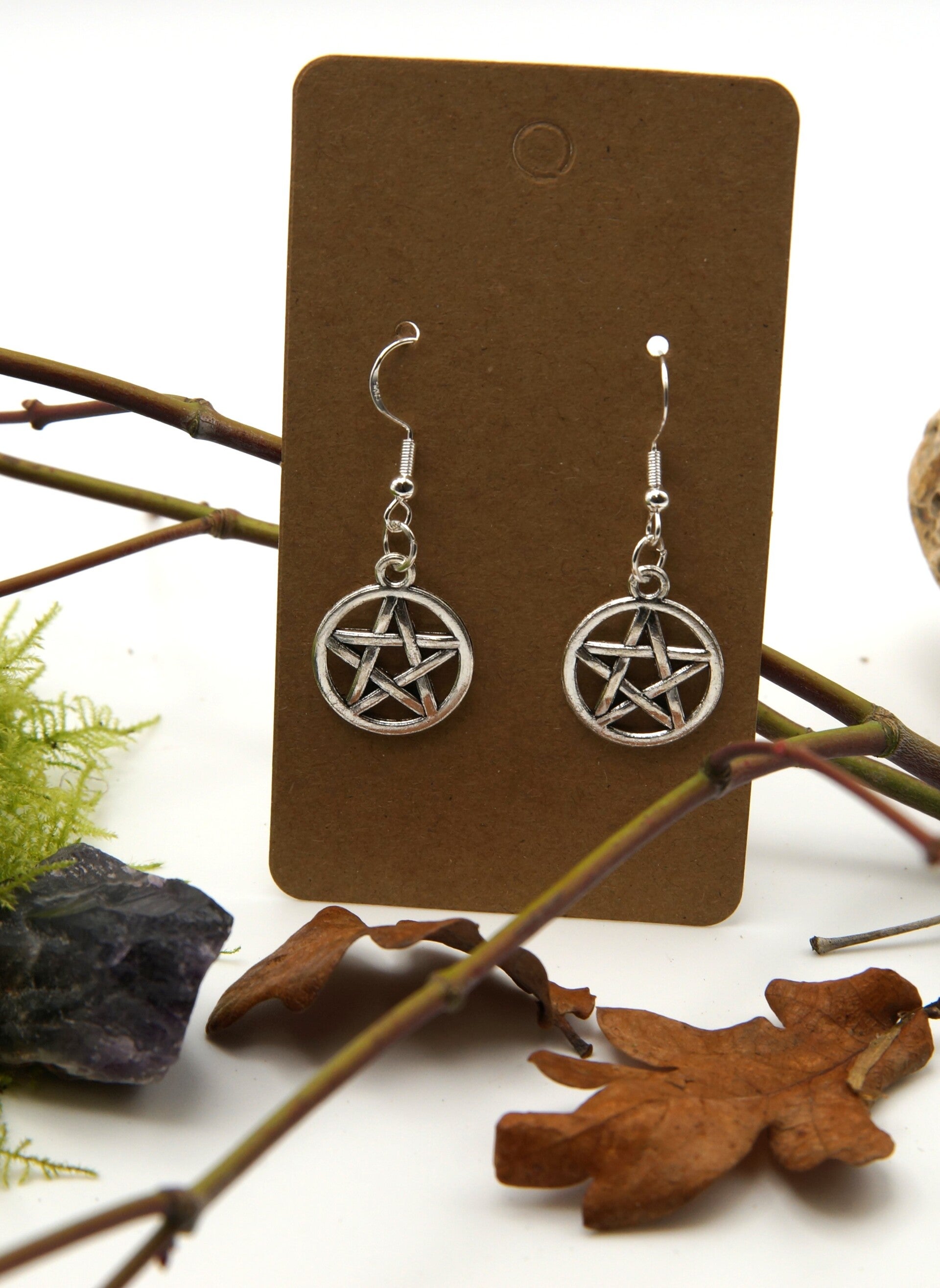 Earrings, Pentagram