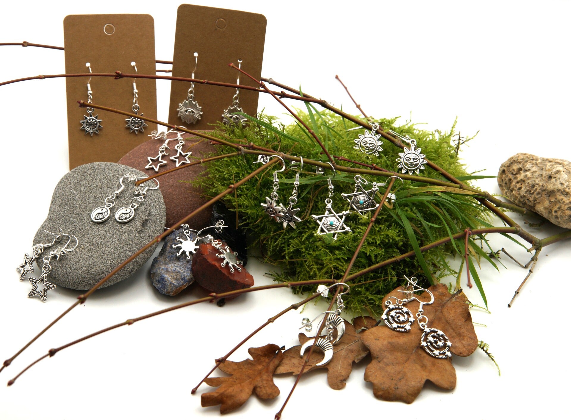 Earrings, Mixed Tree of Life