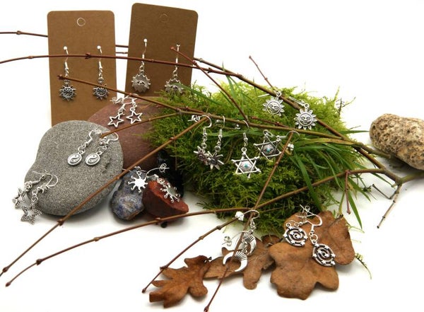 Earrings, Mixed Tree of Life