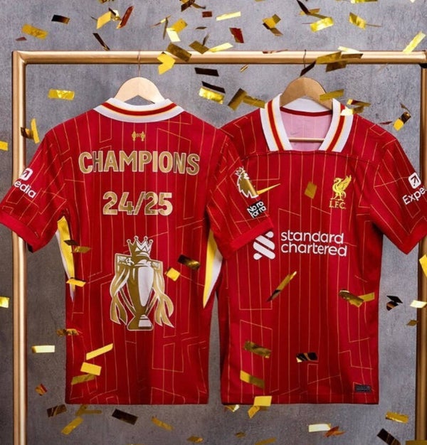 Liverpool champions shirt