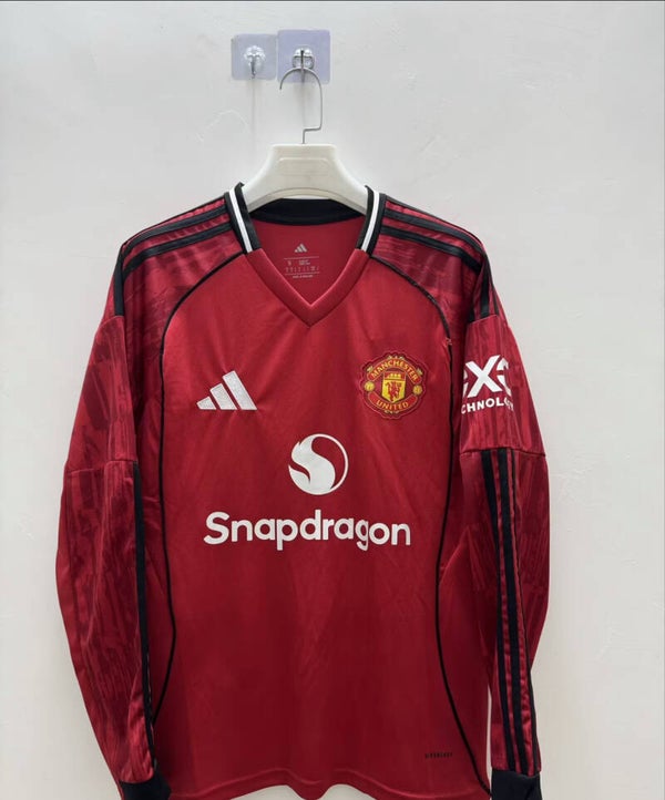 25/26 Man United Home Long Sleeves