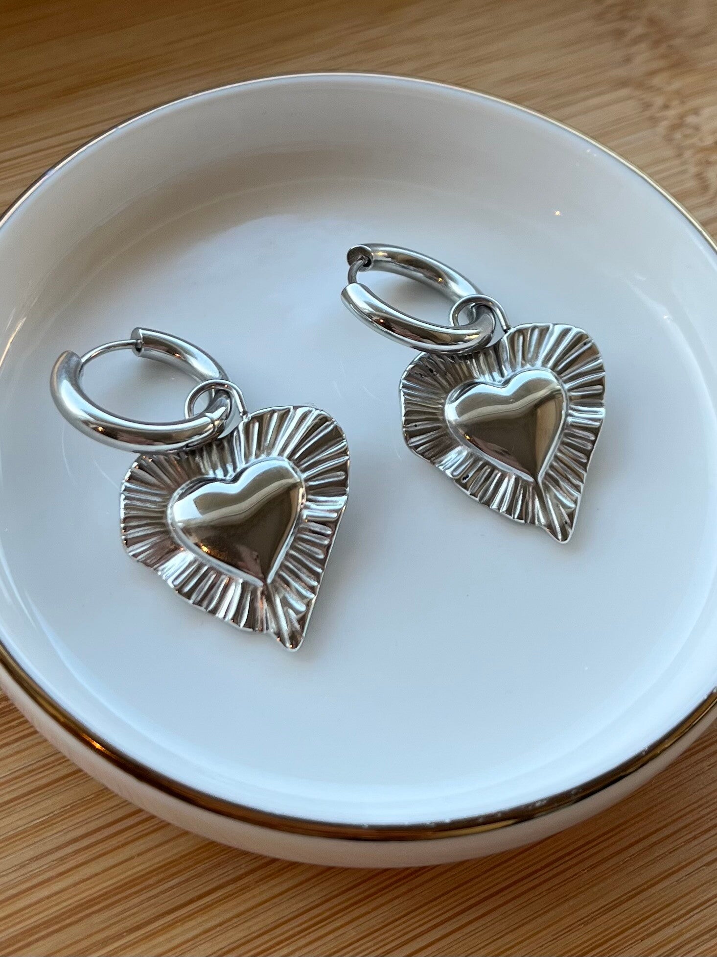 Oorbellen stralend hart