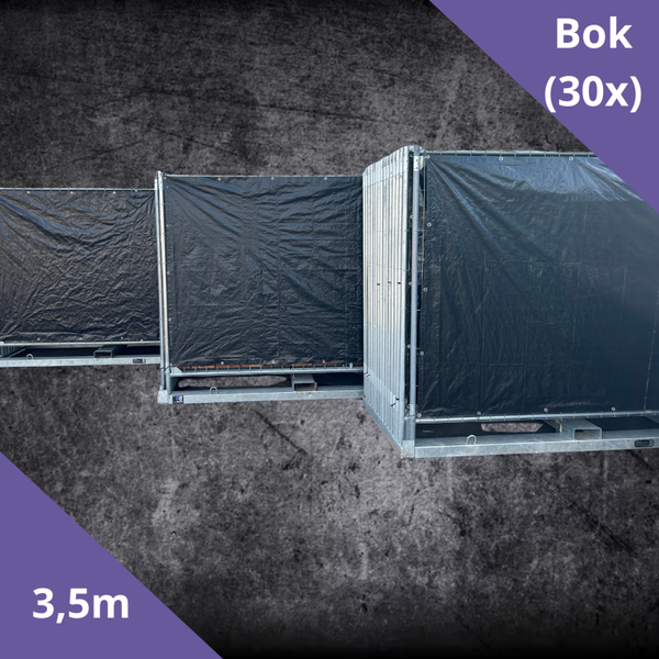 Bok Bouwhekken 30st Zwart