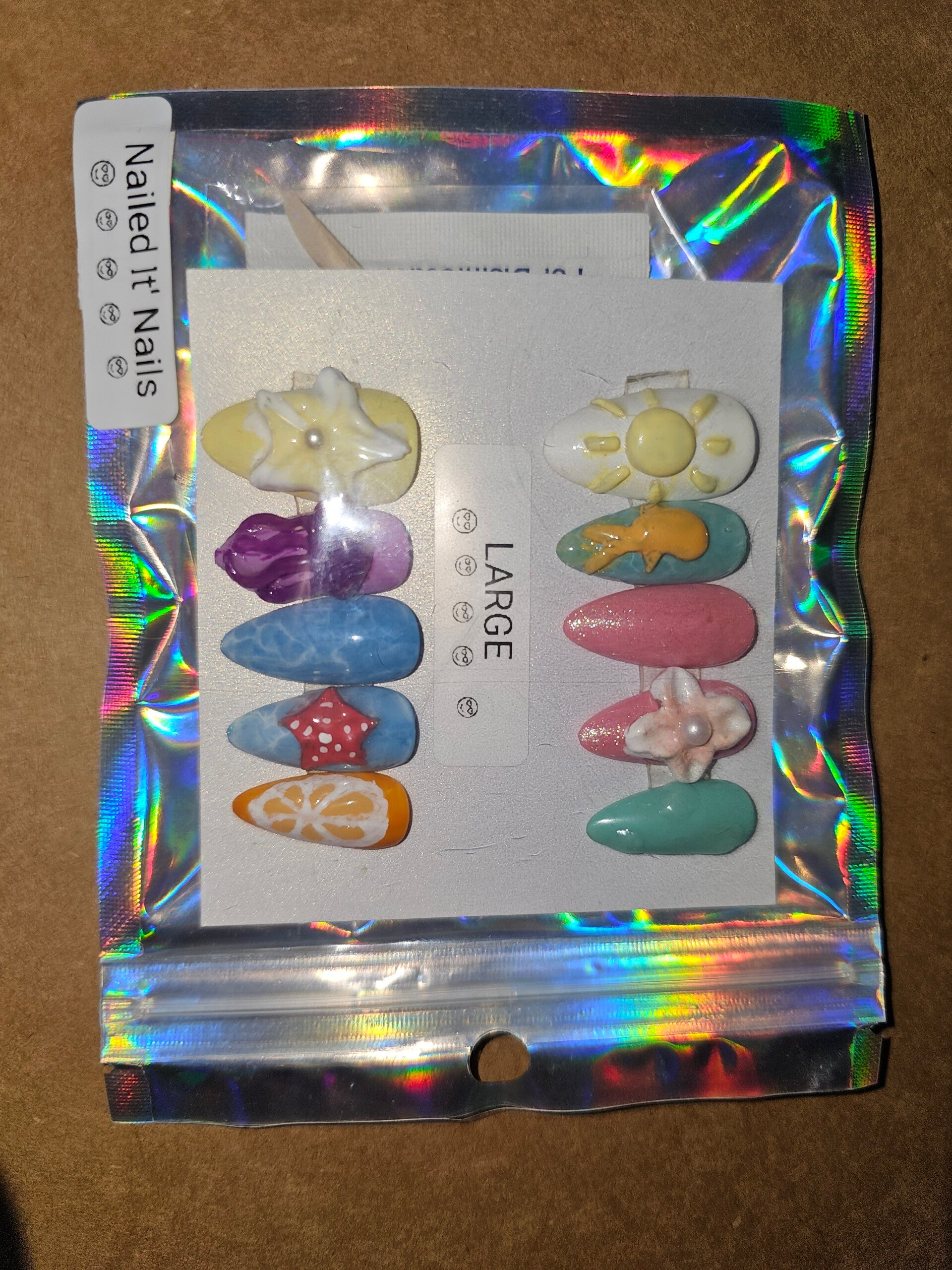 Pastel Element Nails