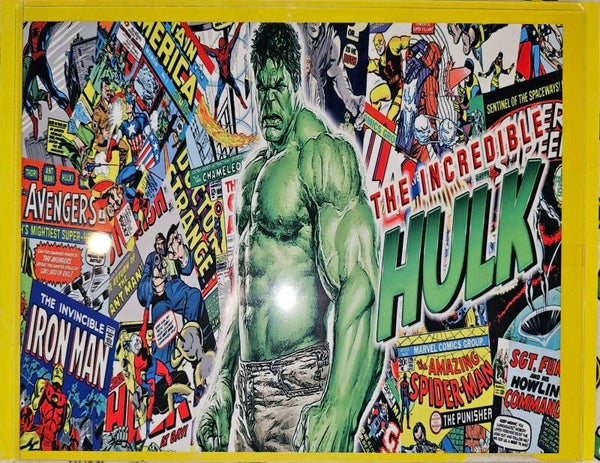 💥 The Incredible Hulk Comic Book Metal Sign 💥
