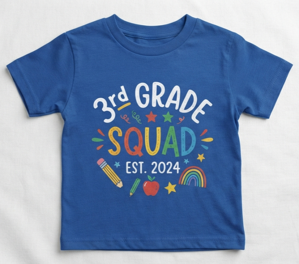 3rd Grade Squad T-Shirt