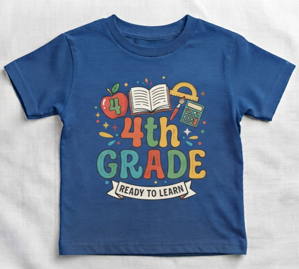4th Grade Ready to Learn T-Shirt