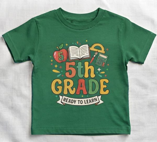 5th Grade Ready to Learn T-Shirt