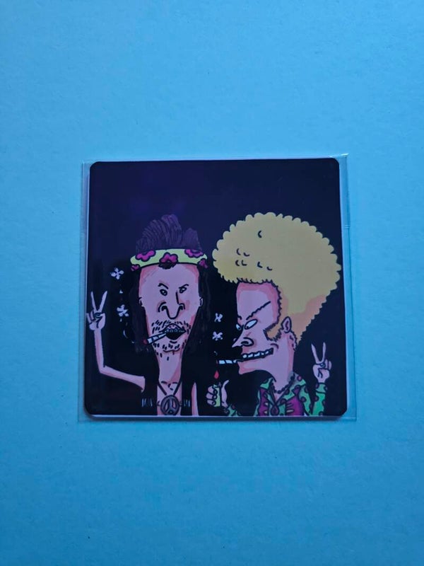 Beavis & Butthead 3"x3" Magnet 🤘😂