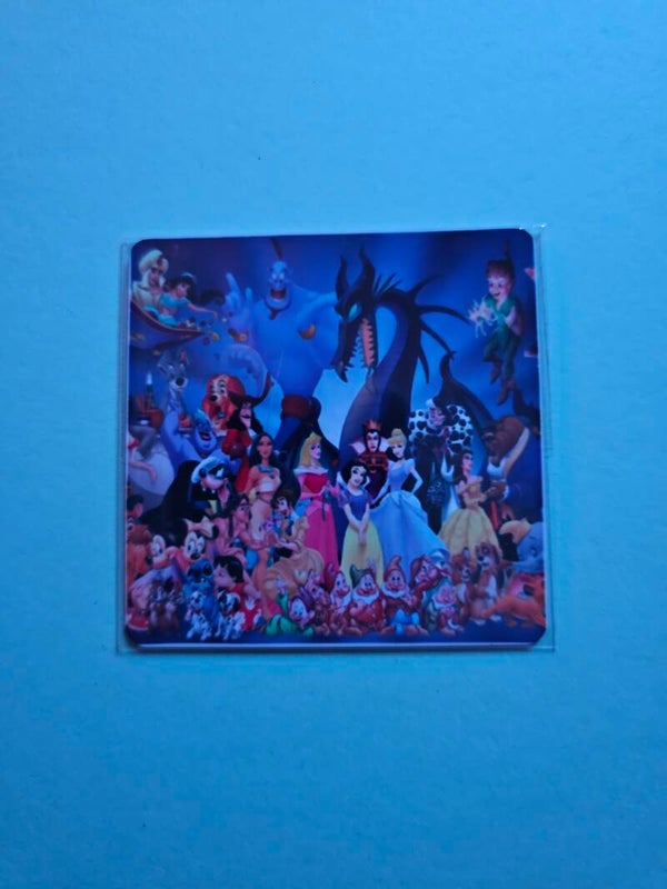 **🌟 Disney Mash-Up 3"x3" Magnet**