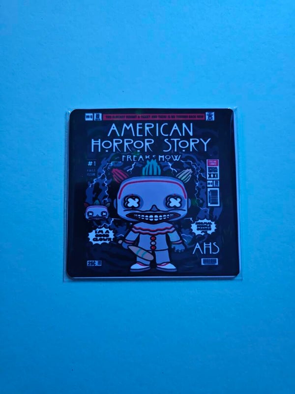 🎪 American Horror Story “Freak Show” 3"x3" Magnet