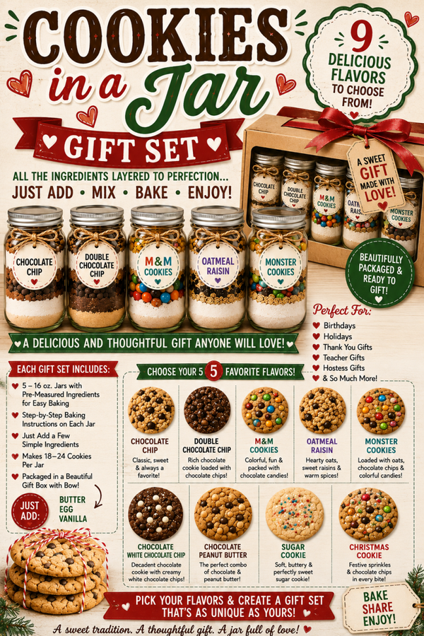 🍪 Cookies in a Jar Gift Set