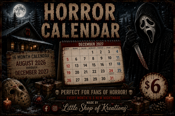 👻 Horror Calendar (August 2026 – December 2027)