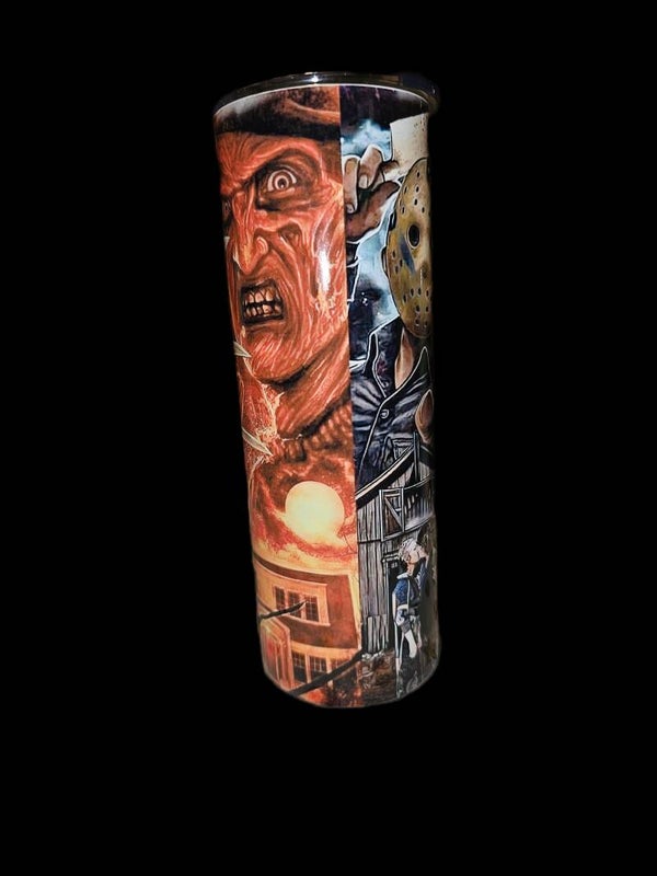 🔪 Horror Scenes 20oz Tumbler 💀🔥